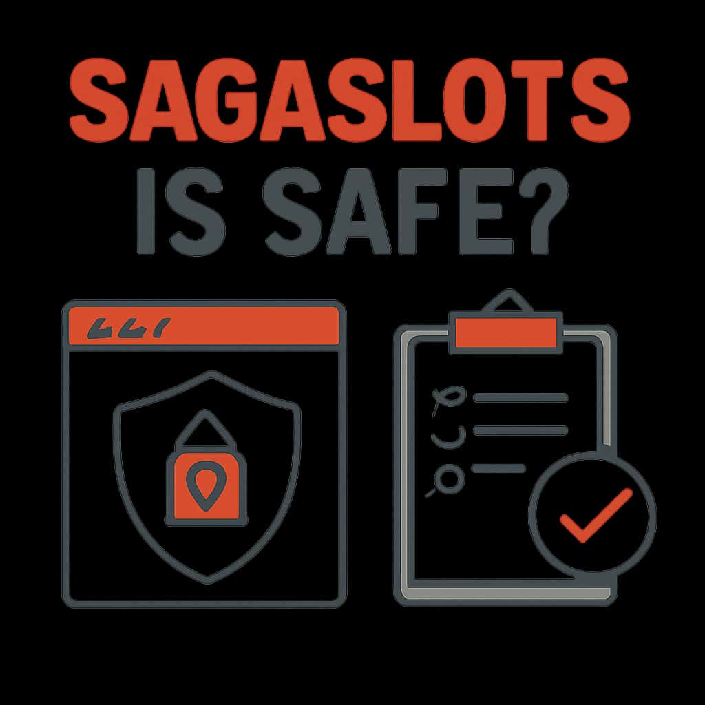 Illustration explaining various safety features of Sagaslots.