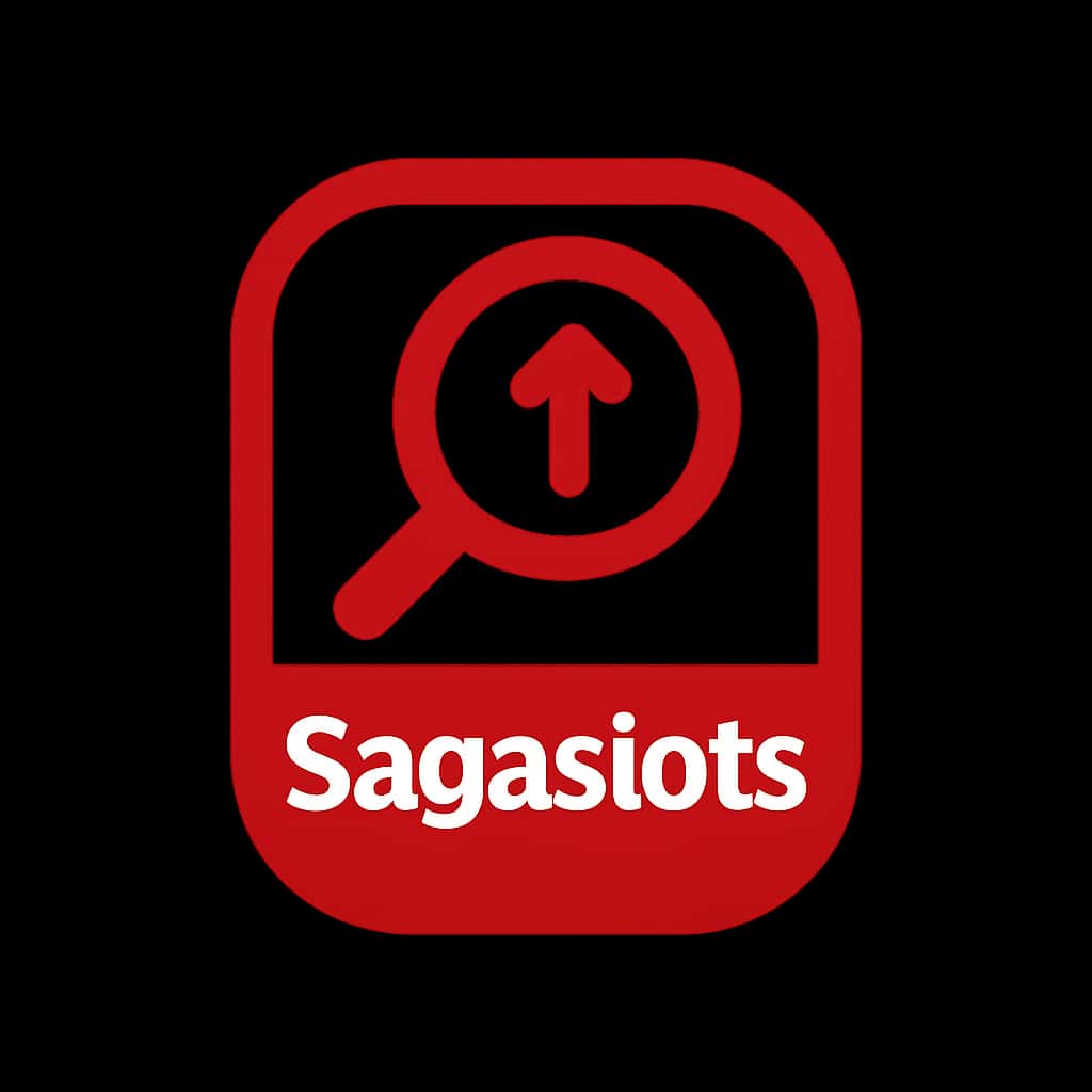 A badge symbolizing the Sagaslots features guide.