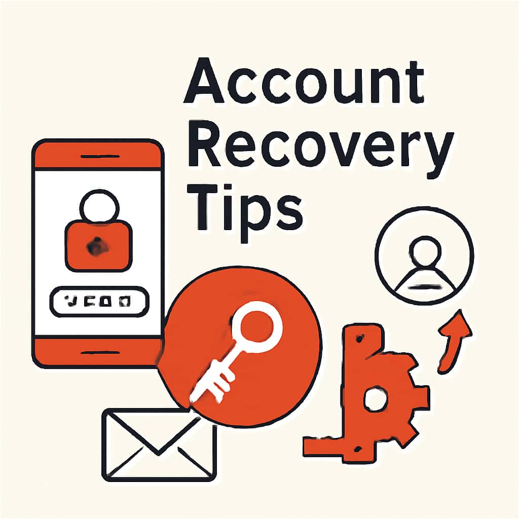 An educational diagram illustrating the process of Sagaslots account recovery.