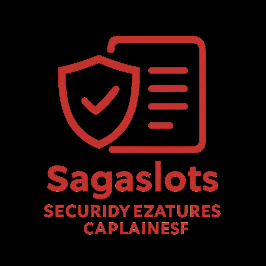 An icon depicting Sagaslots security features in a minimalist design.