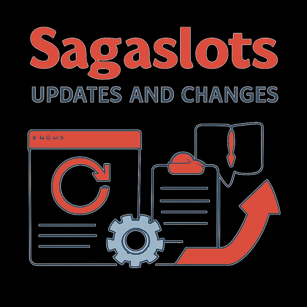 An educational diagram about updates in Sagaslots.