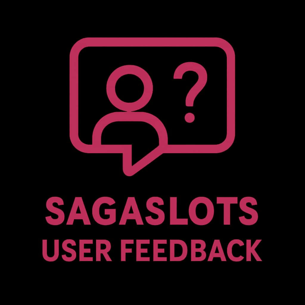 An icon representing Sagaslots User Feedback.